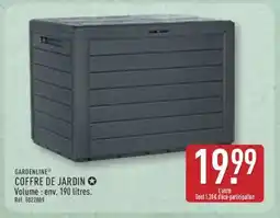 ALDI GARDENLINE COFFRE DE JARDIN offre