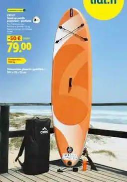 Lidl CRIVIT Stand up paddle offre