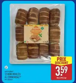 ALDI 12 MINI ROULÉS À L'EMMENTAL offre