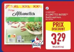 ALDI LE MARSIGNY ALLUMETTES NATURE offre