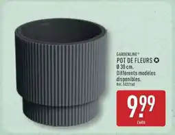 ALDI GARDENLINE POT DE FLEURS offre