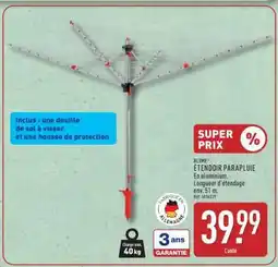 ALDI ÉTENDOIR PARAPLUIE offre