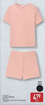 ALDI PYJAMA SHORT offre