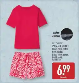 ALDI PYJAMA SHORT offre