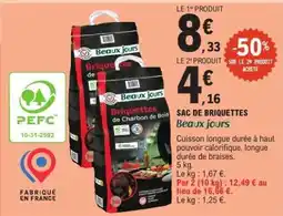 E.Leclerc SAC DE BRIQUETTES BEAUX JOURS offre
