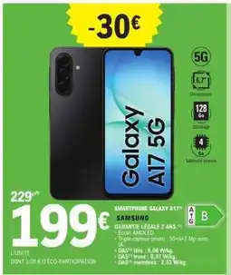 E.Leclerc Smartphone Galaxy A17 offre