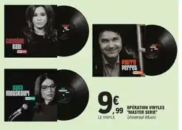 E.Leclerc OPÉRATION VINYLES MASTER SERIE offre