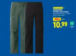 Lidl ESMARA MEN Pantalon cargo homme offre