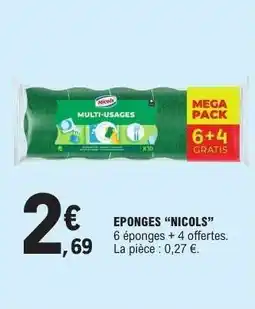E.Leclerc ÉPONGES NICOLS offre