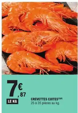 E.Leclerc CREVETTES CUITES offre