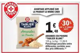 E.Leclerc Amandes en poudre Tablier Blanc offre