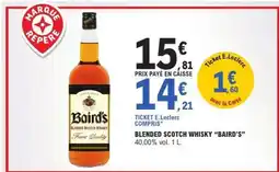 E.Leclerc Blended Scotch Whisky 'Baird's' offre