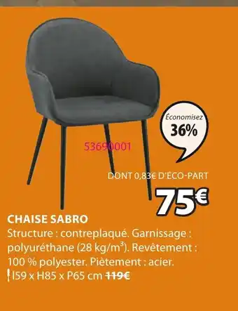 JYSK Chaise Sabro offre