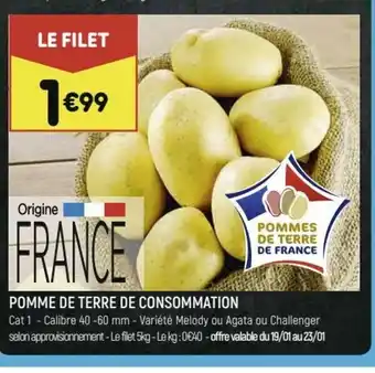 Leader Price Pomme de Terre de Consommation offre
