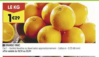 Leader Price Orange Vrac offre