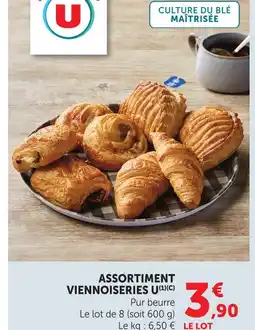 Super U U assortiment viennoiseries offre