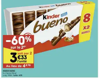 Leader Price Kinder Bueno offre
