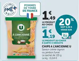 Super U U chips à l'ancienne offre