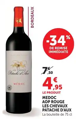 Super U Les chevaux médoc aop rouge patache d'aux offre