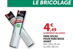 Hyper U Pare-soleil pour pare-brise avant offre