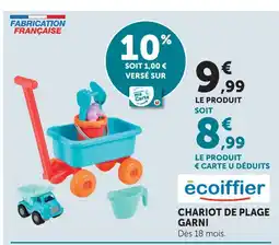 Hyper U Chariot de plage garni offre