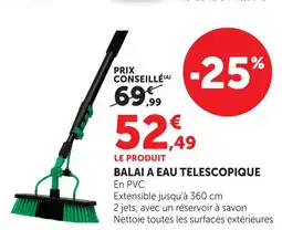 Hyper U Balai à eau télescopique offre