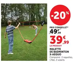 Hyper U X-aequo malette de badminton offre