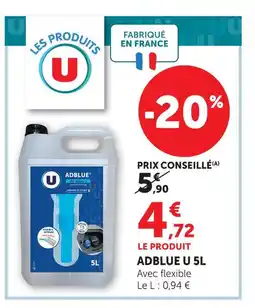 Hyper U U adblue 5l offre