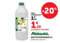 Hyper U Mieuxa eau de repassage 1l offre