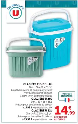 Hyper U U glacière rigide u 8l offre