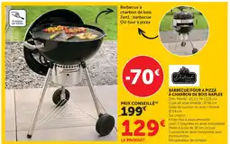 Hyper U Barbecue/four à pizza à charbon de bois naples offre