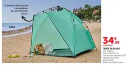 Hyper U Tente de plage offre
