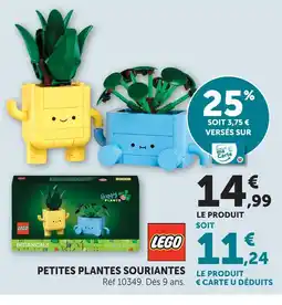 Hyper U Lego petites plantes souriantes offre