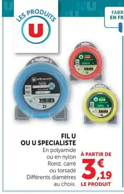 Hyper U U / u specialiste fil offre
