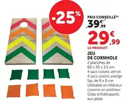 Hyper U Jeu de cornhole offre