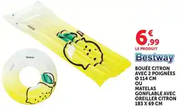 Hyper U Bestway bouée citron avec 2 poignées offre