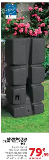 Hyper U Récupérateur d'eau 'recup'eco' offre
