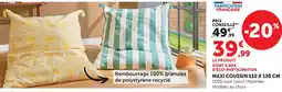 Hyper U Maxi coussin 110 x 130 cm offre