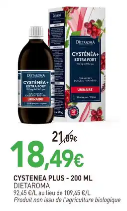 naturéO Dietaroma cystenea plus - 200 ml offre