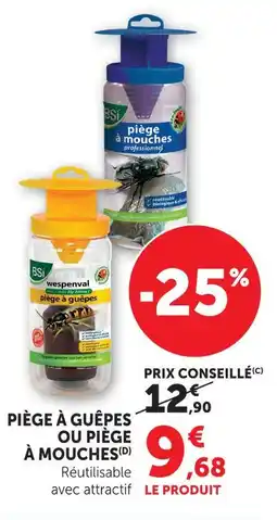 Hyper U Bsi piège à guêpes ou piège à mouches offre