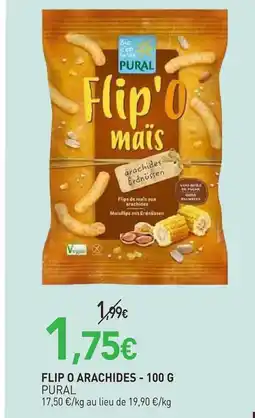 naturéO Pural flip o arachides - 100 g offre