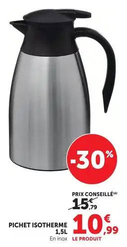 Hyper U Pichet isotherme offre