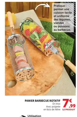 Hyper U Panier barbecue rotatif offre