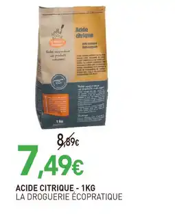 naturéO La droguerie écopratique acide citrique offre