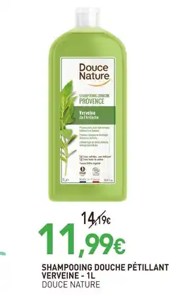 naturéO Douce nature shampooing douche pétillant verveine offre