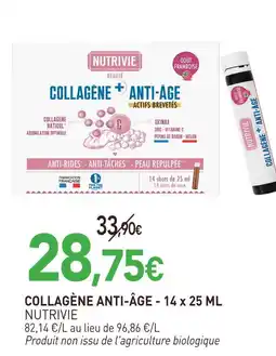 naturéO Nutrivie collagène anti-âge 14 x 25 ml offre