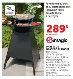 Hyper U Somagic barbecue braséro plancha offre