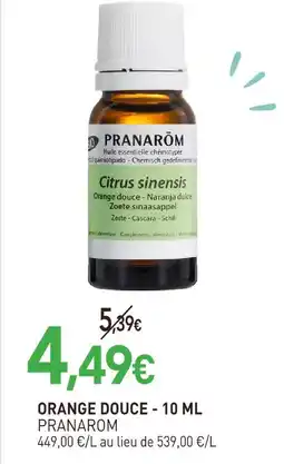 naturéO Pranarom orange douce - 10 ml offre