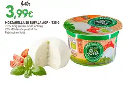 naturéO Oh mio bio mozzarella di bufala aop offre