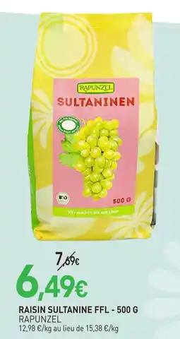 naturéO Rapunzel raisin sultanine ffl offre
